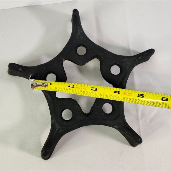 Cast Iron Teapot Holder Stand Japanese Star Trivet for Teapot Kettle - Picture 3 of 4